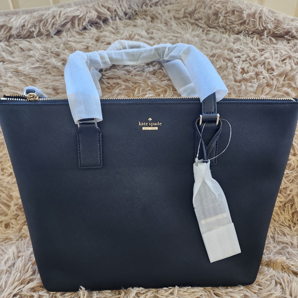 Kate Spade Cameron Street Lucie Black Shopper Tote Bag